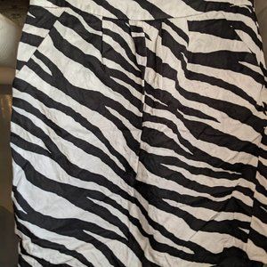 Women's Banana Republic Zebra Print Skirt